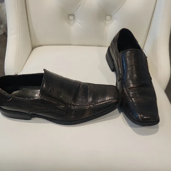 district 3 | Shoes | District 3 Elegant Black Brown Leather  display picture 1